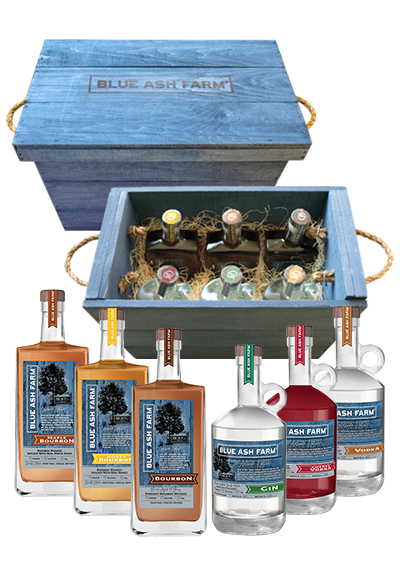 Blue Wood Gift Box Variety