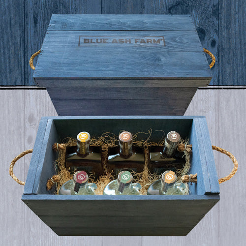 Blue Wood Gift Box Variety